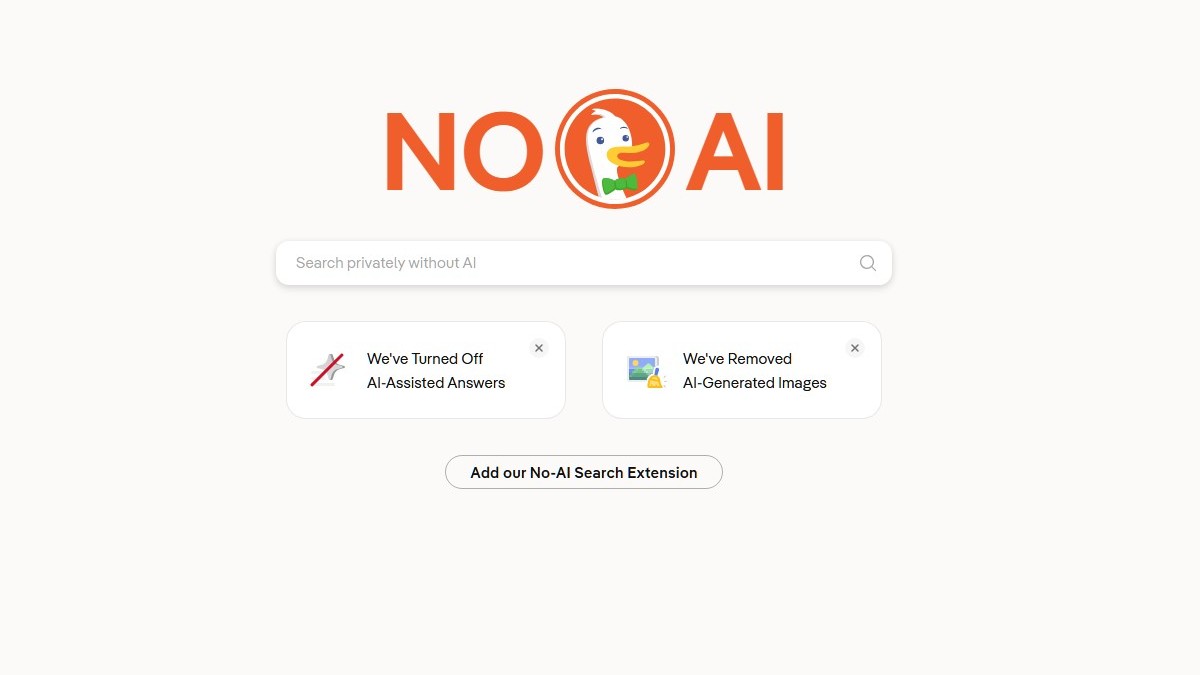 DuckDuckGo's ‘no-AI’ search feature gains more traction, expands to new regions 