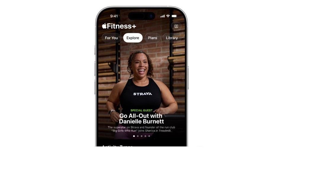 Apple Fitness+ subscribers will be able to access a special training session hosted by Danielle Burnett, Strava's celebrated athlete.