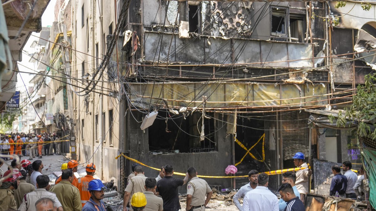 Delhi hotel fire | Building owner arrested after Malviya Nagar fire kills 21