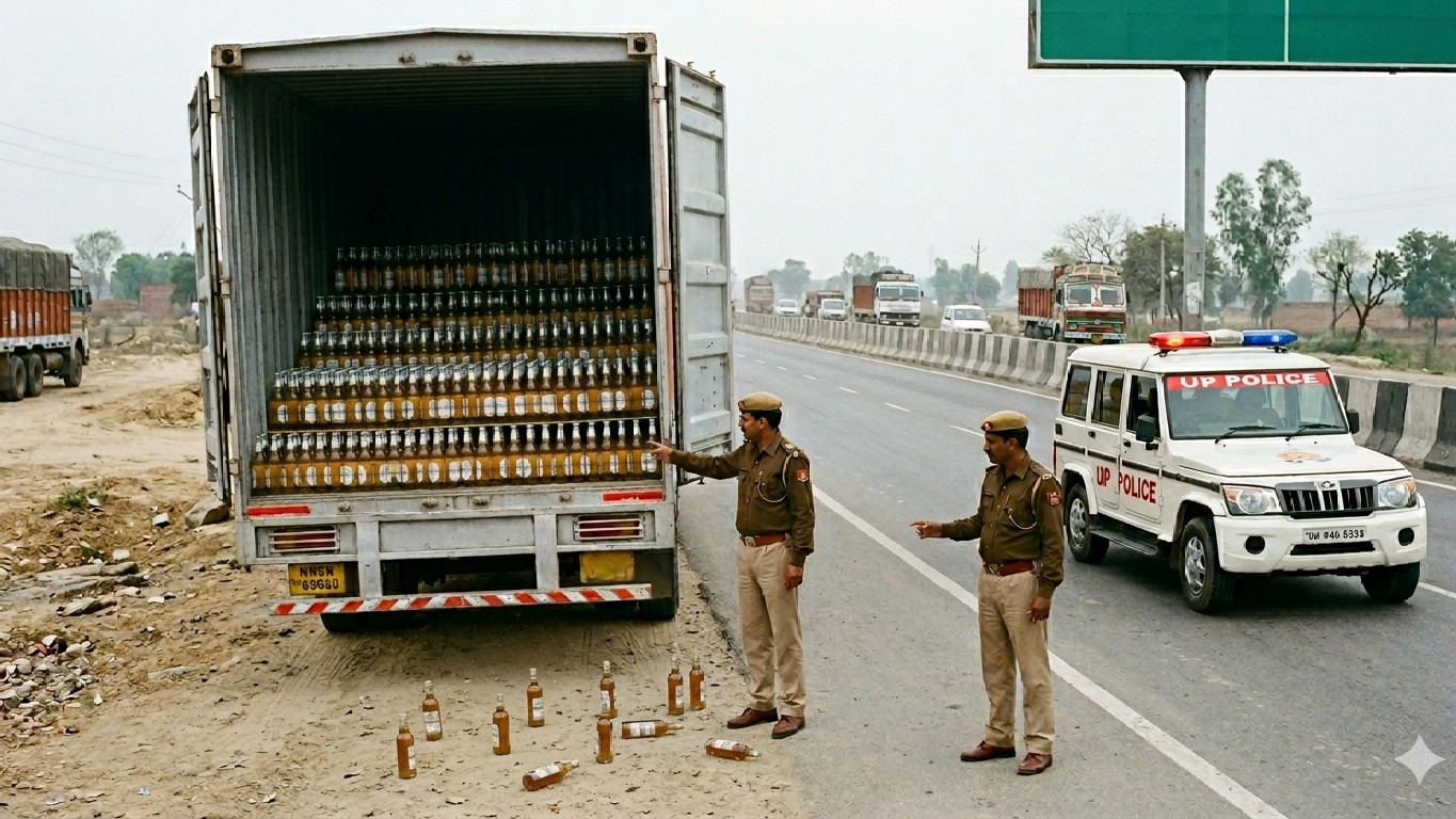 Brew-tal! Over 14,500 litres of beer enroute to dry Bihar seized in UP