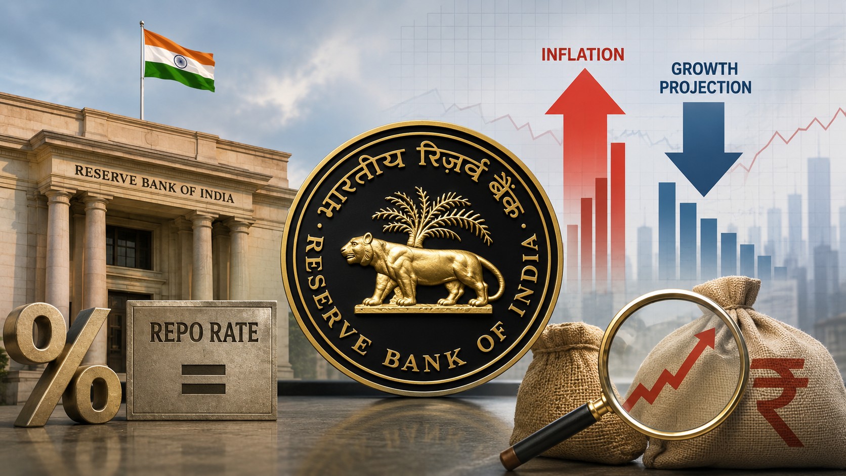 RBI MPC meeting 2026: Unchanged repo rate, higher inflation, lower growth projection; key takeaways from monetary policy decision