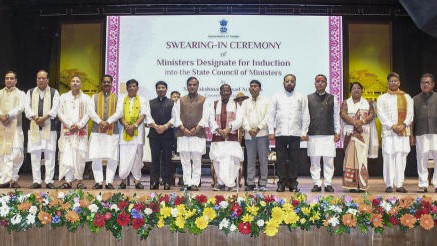 Ethnicity trumps seniority as 12 MLAs inducted into Assam Cabinet