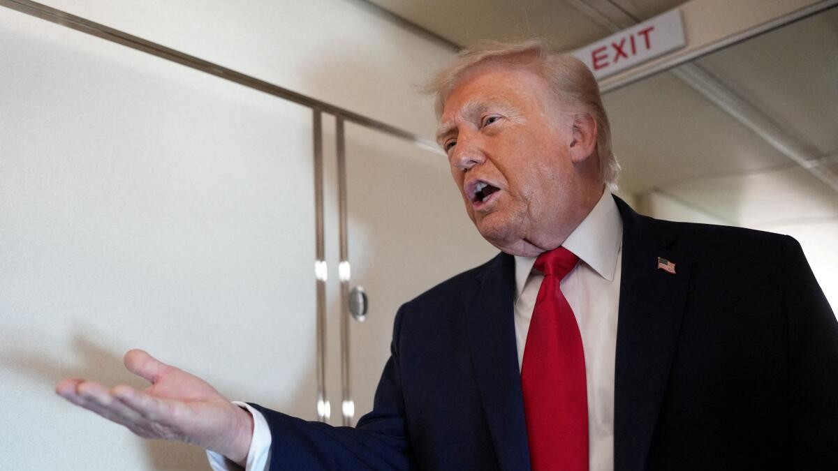 'Why would I have built strongest military in the world?' Trump says he never promised no new wars