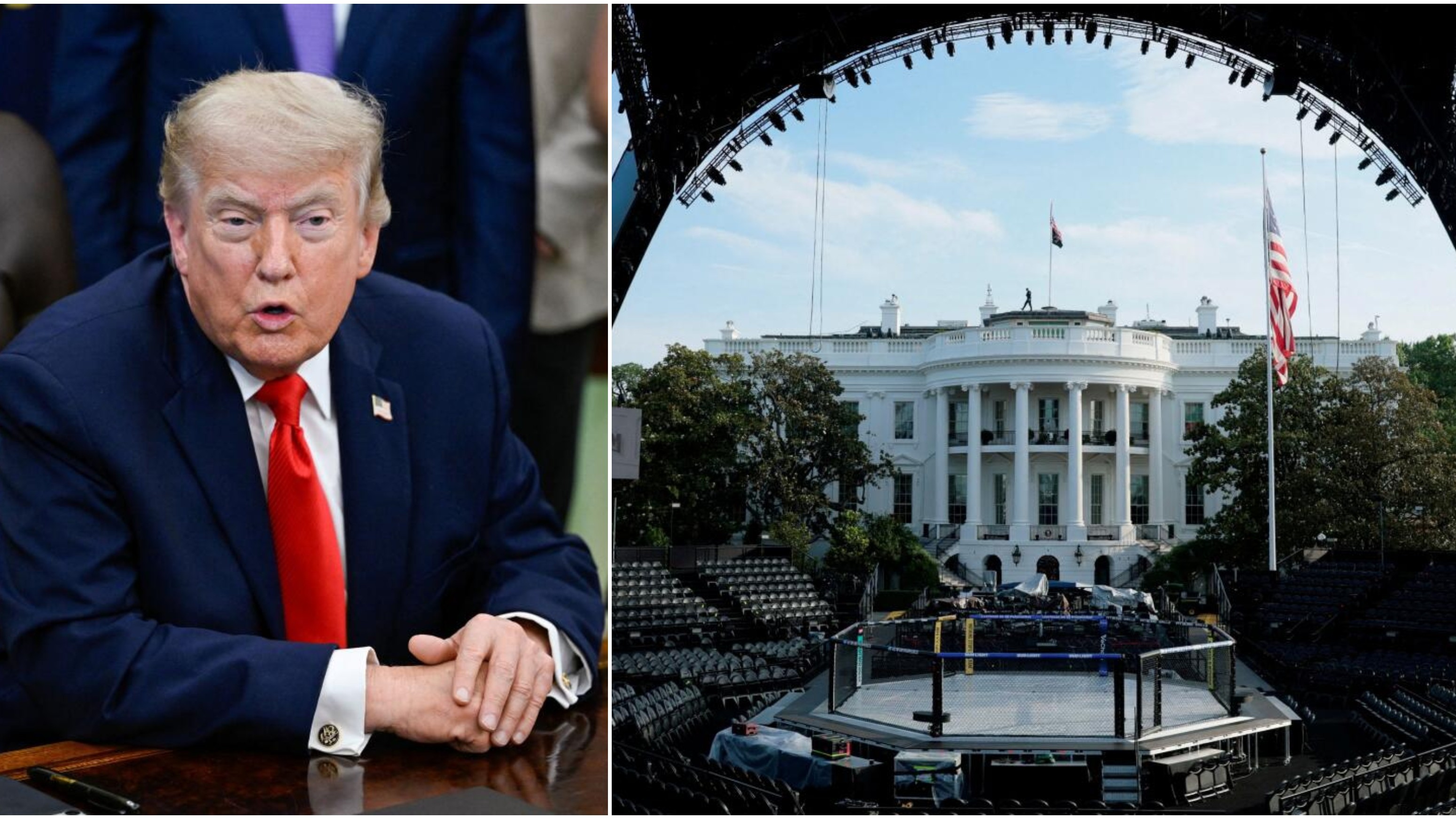Trump turns 80, hosts UFC fight night at White House