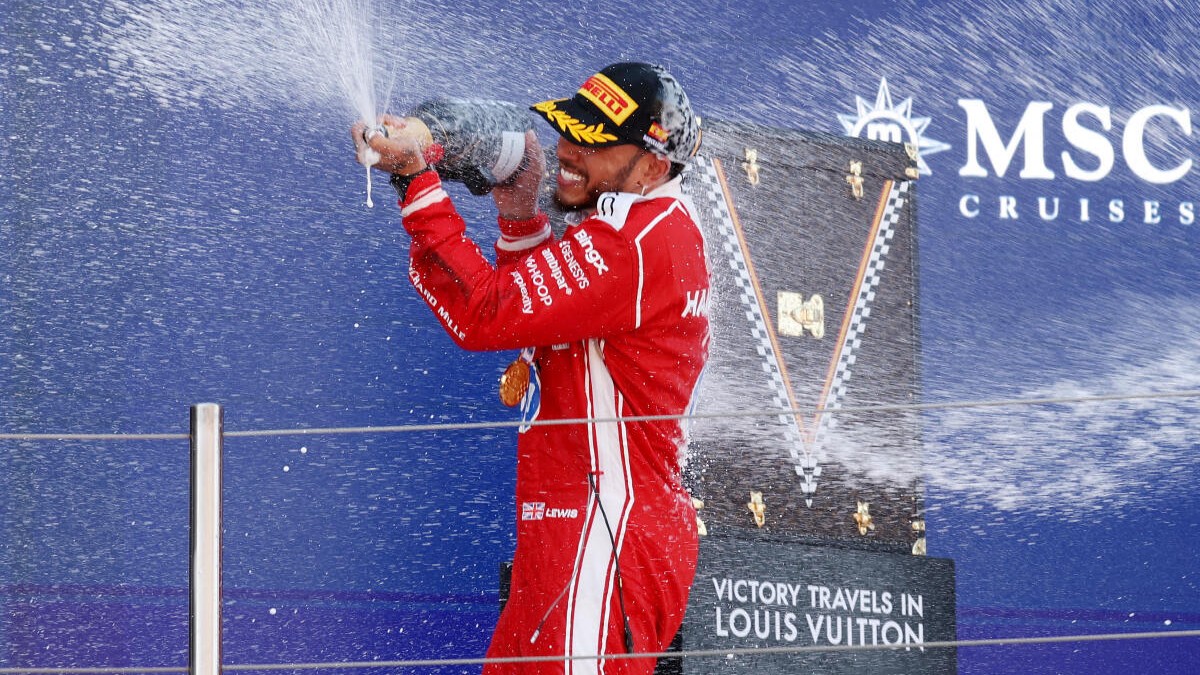 Lewis Hamilton takes first win for Ferrari to end Antonelli's run at Barcelona-Catalunya Grand Prix