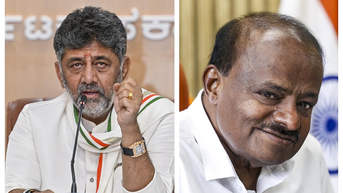 H D Kumaraswamy alleges CM D K Shivakumar's role in 'illegal' sale of HMT land