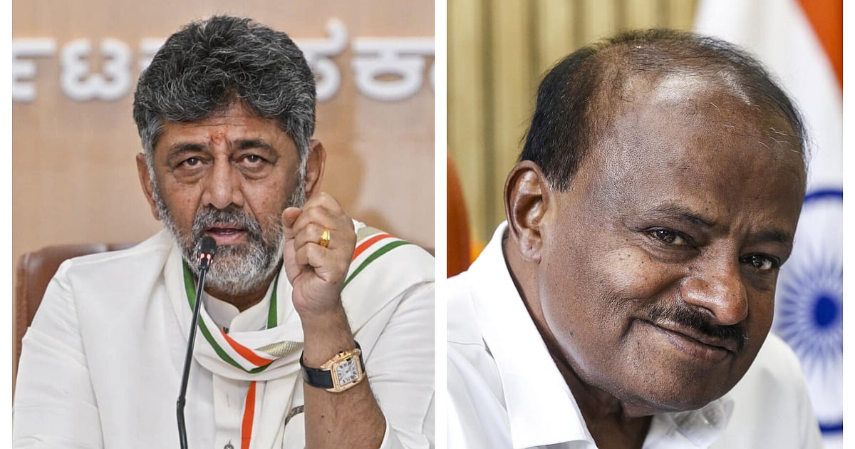 H D Kumaraswamy alleges CM D K Shivakumar's role in 'illegal' sale of HMT land
