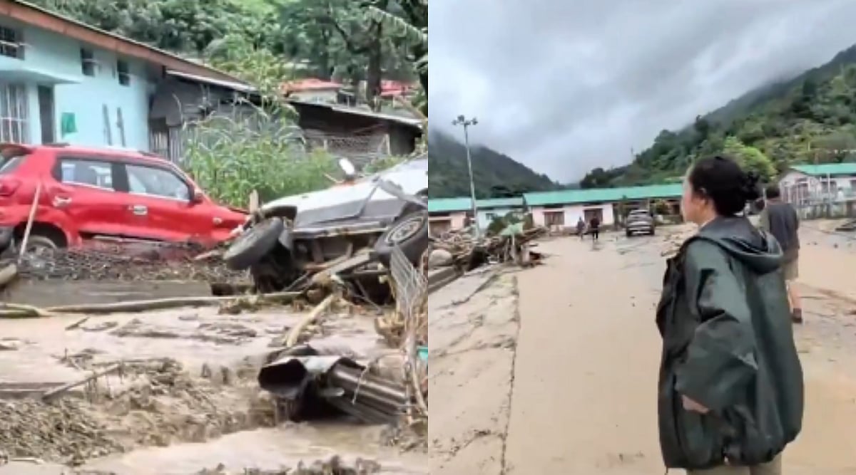 Heavy rains wreak havoc in Arunachal's Keyi Paynor; search underway for four missing persons