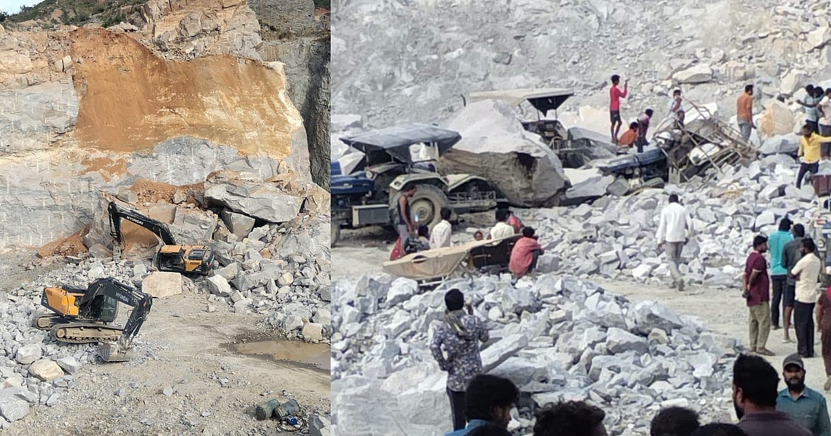 Seven Killed In Bengaluru Quarry Rock Collapse; Probe Launched