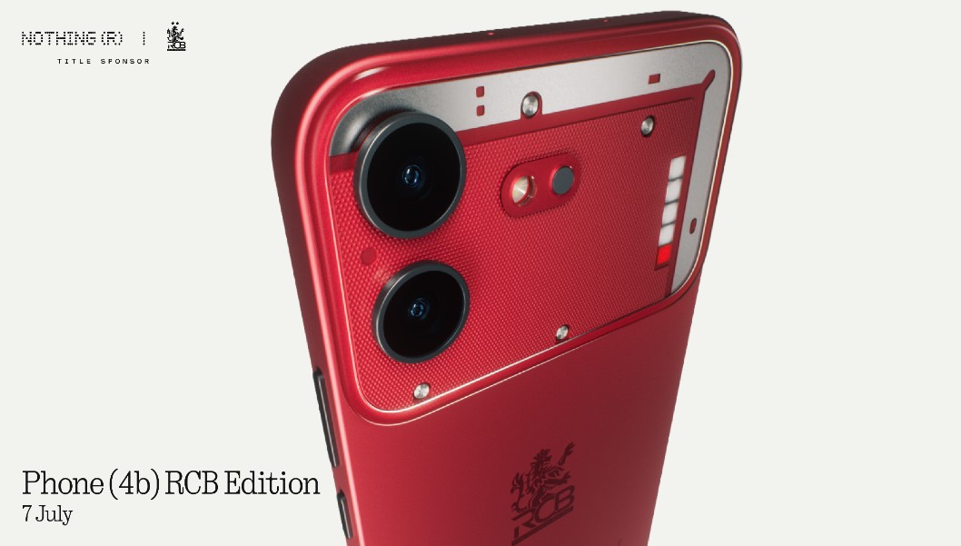 Nothing Phone (4a) RCB Edition.