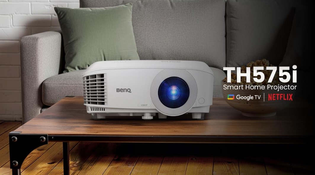 BenQ TH575i Smart Home Google TV projector.