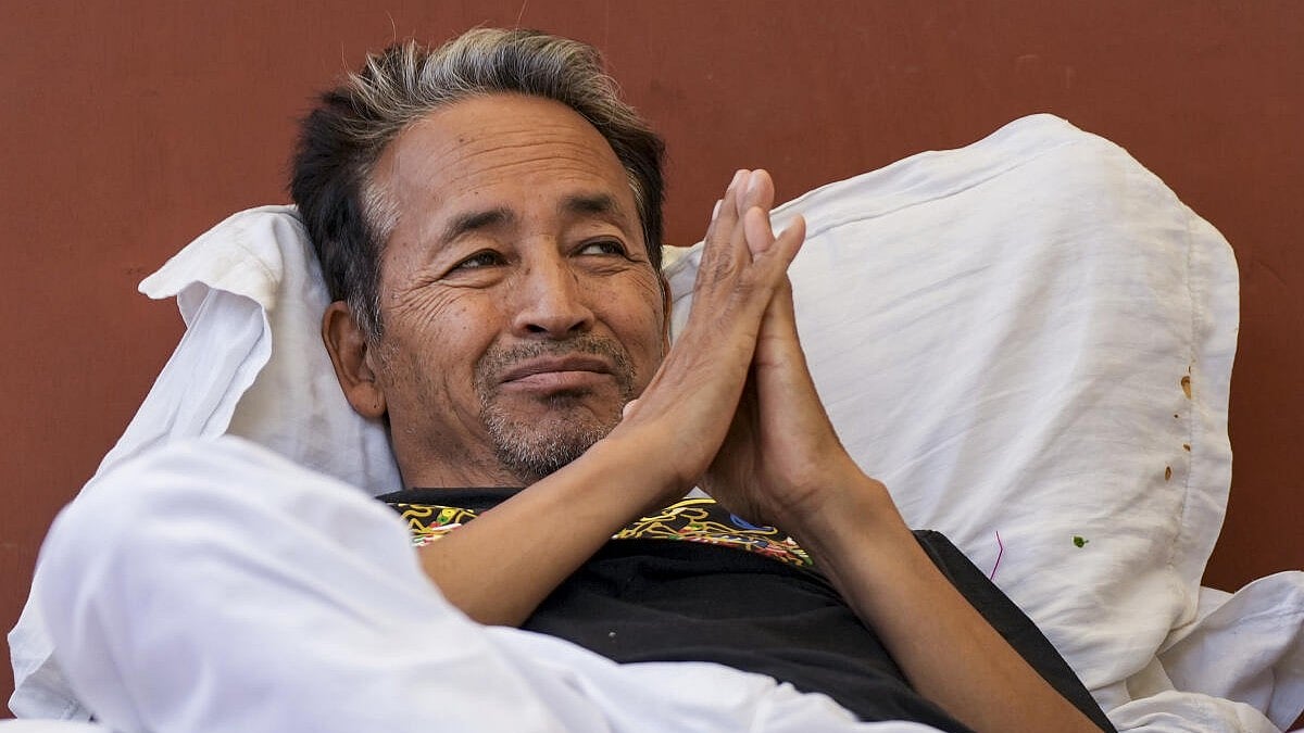 'Weak from outside but very strong inside': Wangchuk puts up a brave front as hunger strike enters 20th day