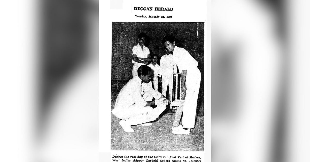 The day when Sir Garry knelt down to teach a boy