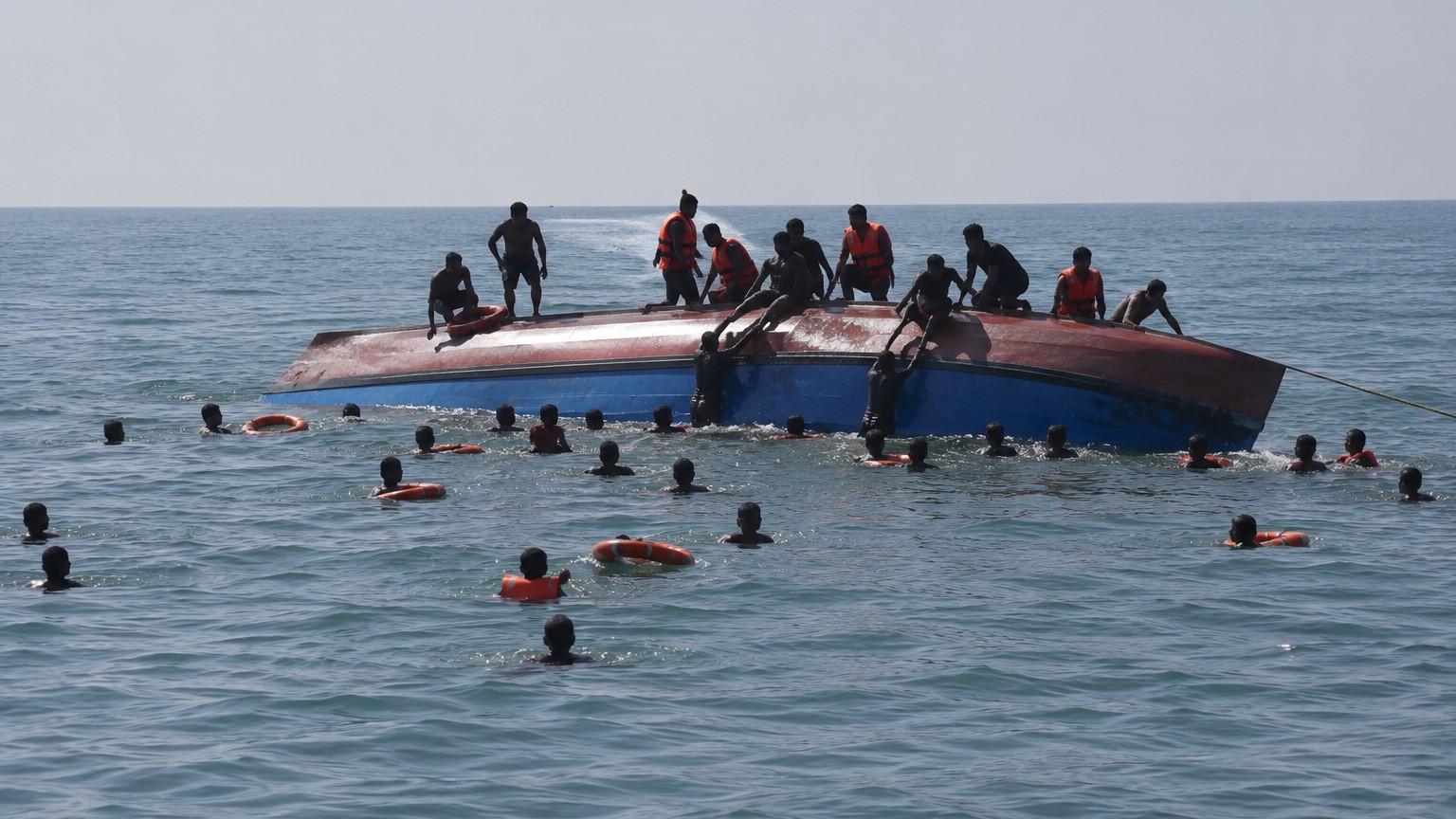 Dozens missing after passenger ferry sinks off coast of Guyana