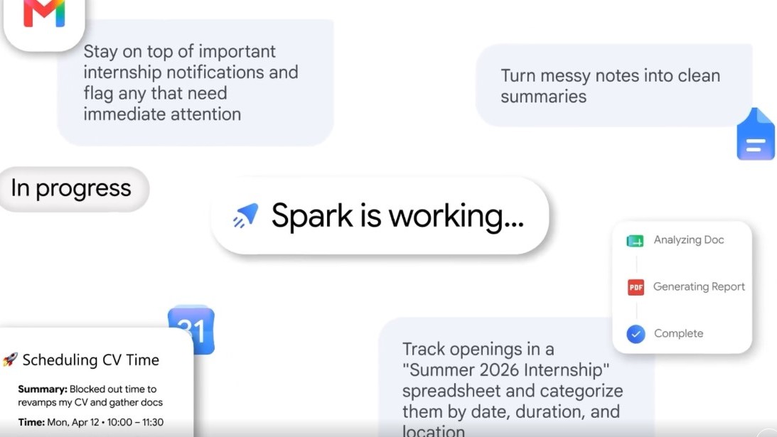 Gemini Spark feature.