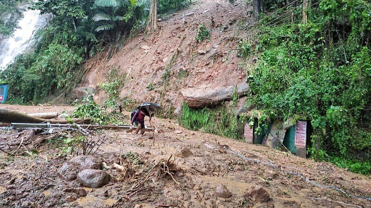 Kerala rain: Three people were killed in separate landslides in Idukki and Kottayam as heavy rain triggered floods across the state. The IMD issued a red alert for several districts, while rescue operations and school closures continue.
