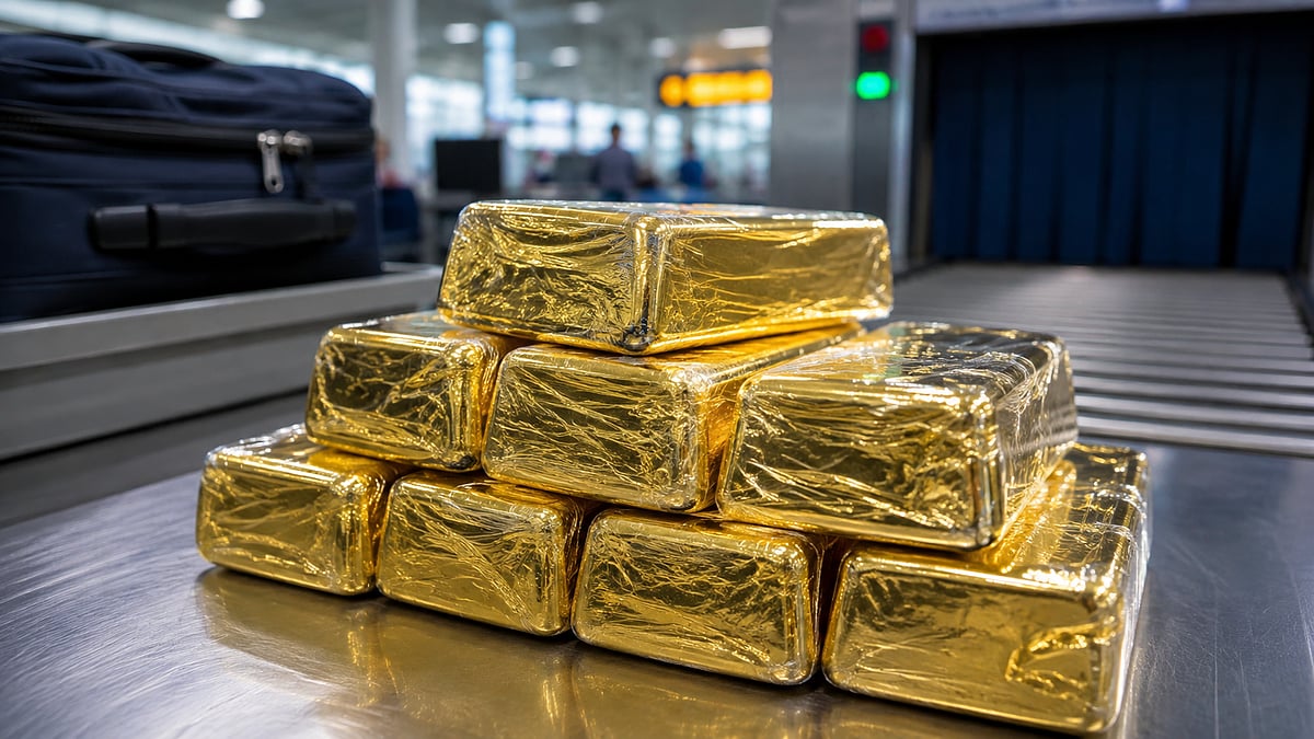 Customs seizes 8 kg gold worth over Rs 11 crore at Kerala airports in one week