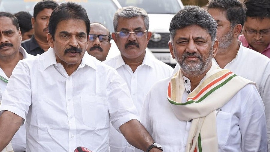 Kabinettsstreitigkeiten: Der Ministerpräsident von Karnataka, Shivakumar ...