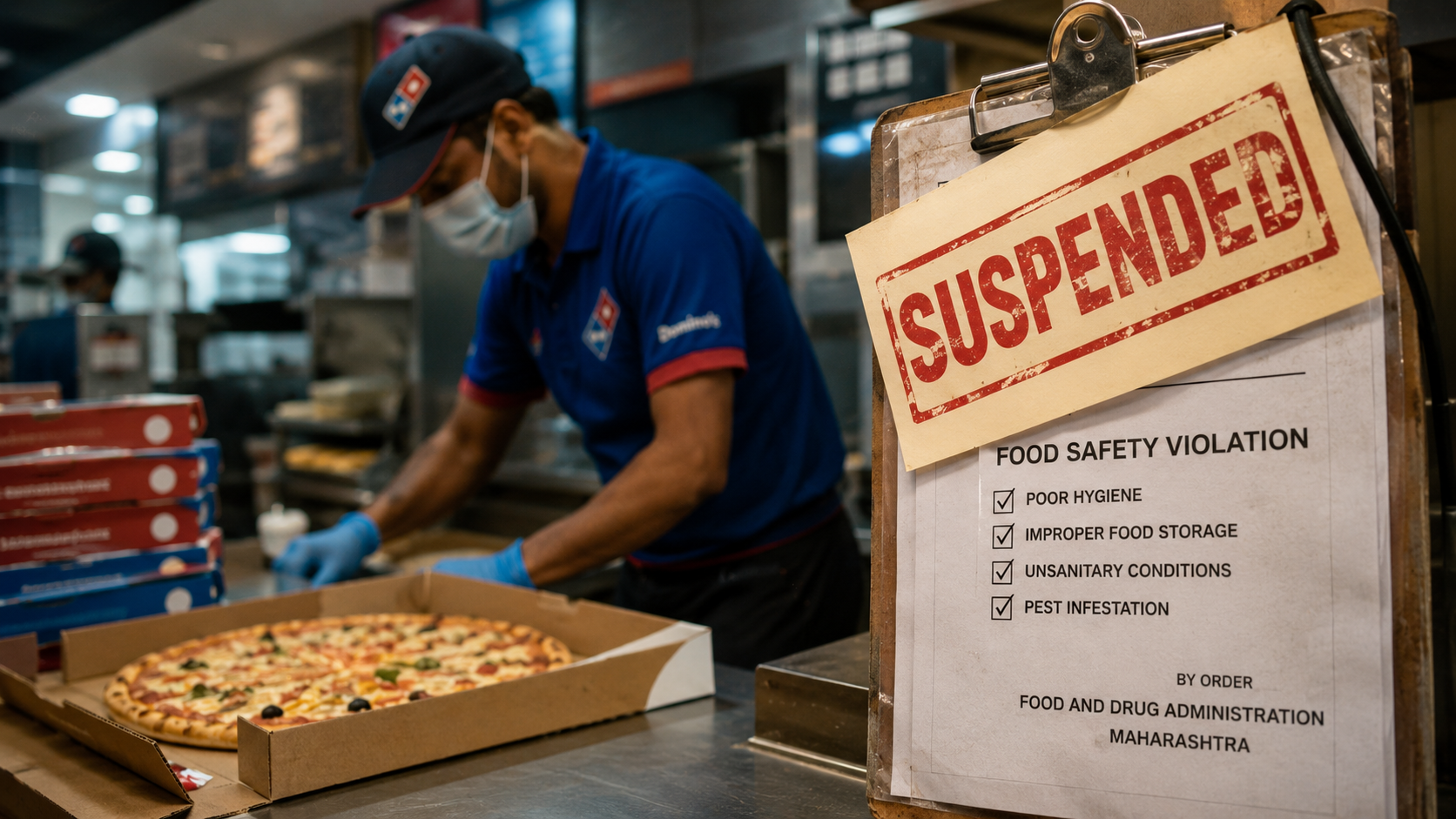 FDA cracks down: Domino's Pizza outlets in Maharashtra lose licences for hygiene lapses