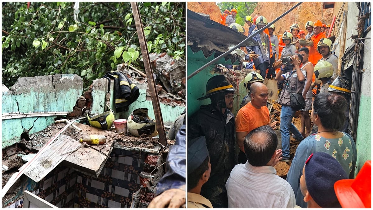 Mumbai landslide kills six, injures four as chawl collapses in Kurla; heavy rains continue, mayor reviews situation