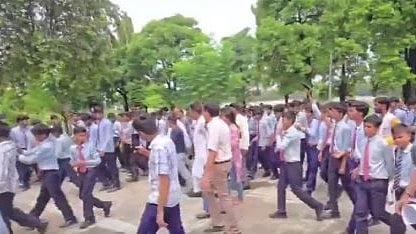 Students across more Uttar Pradesh schools protest poor facilities, with some locking themselves in rooms; officials rush to resolve grievances