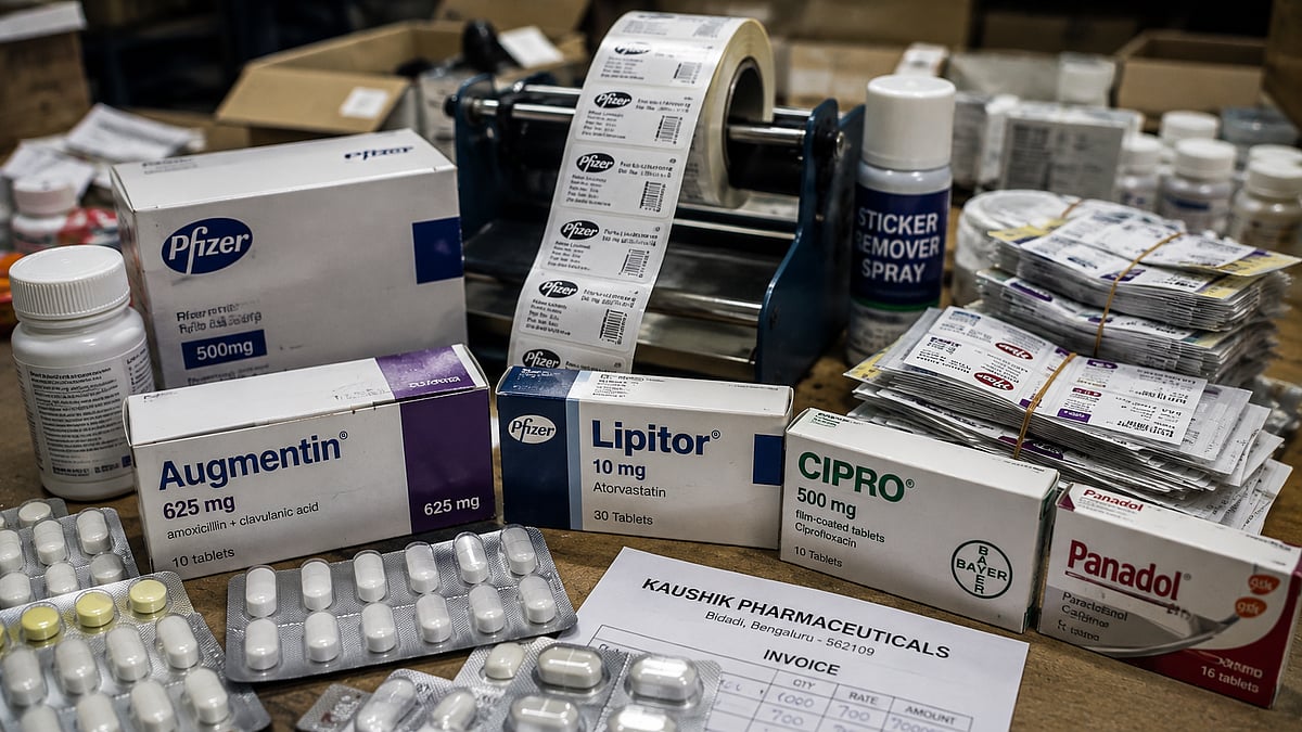 Counterfeit medicines racket worth Rs 5-crore busted near Bengaluru; Pfizer labels among those seized