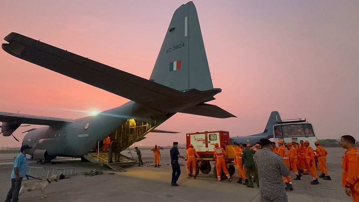 India sends military aircraft with relief material to Nepal after flash floods