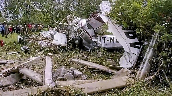 Trainee aircraft crashes minutes after take-off in Kanpur, Karnataka pilot among two killed