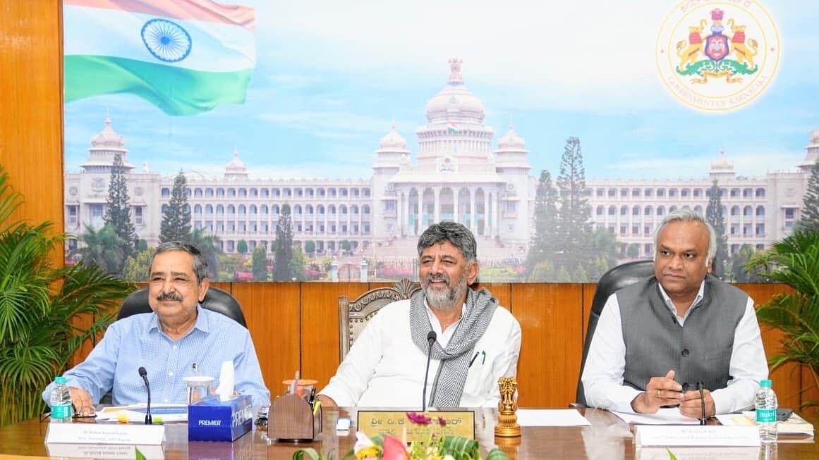 NITI Aayog vice-chairperson Ashok Kumar Lahiri on Wednesday asked Karnataka Chief Minister D K Shivakumar to "seriously consider" building a second Bengaluru in Karnataka. 
