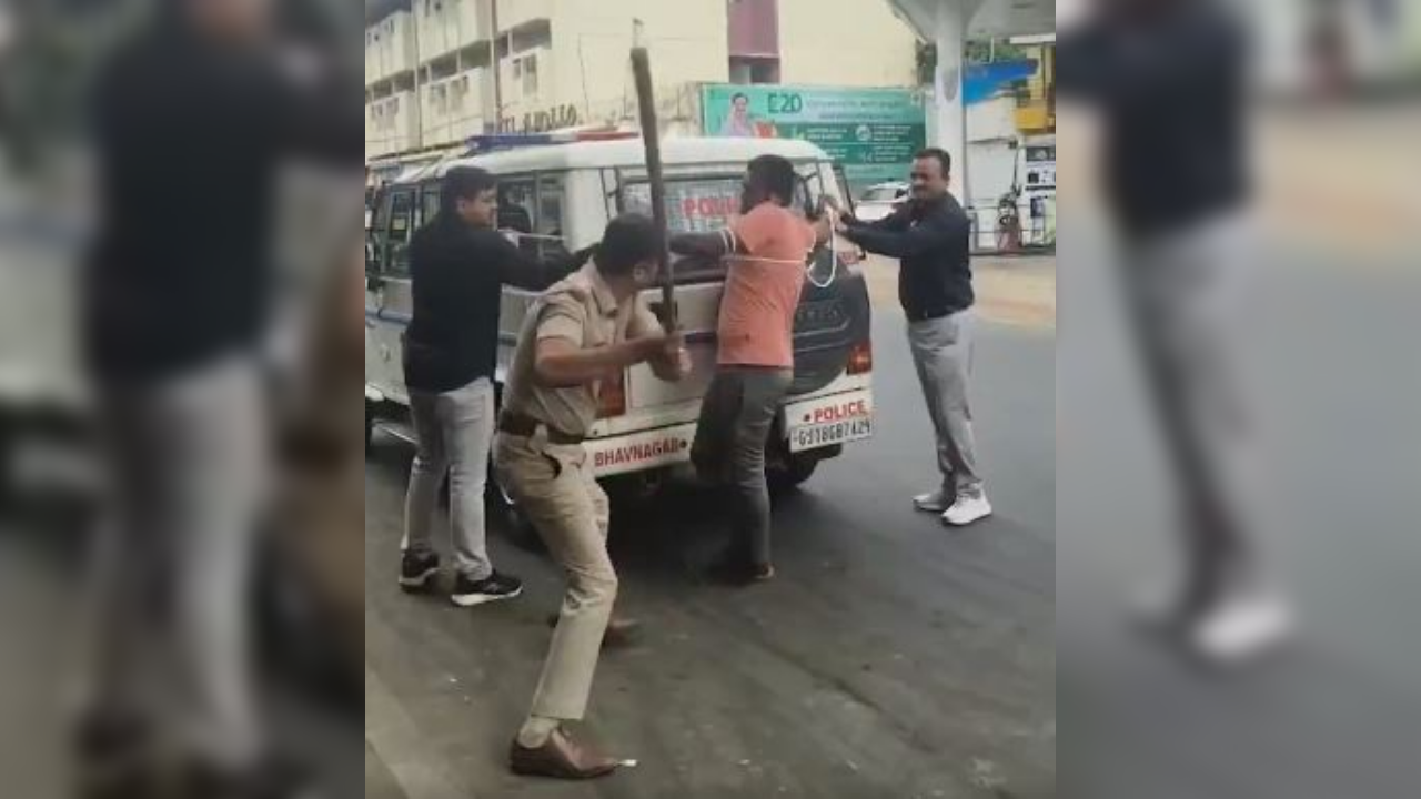 Gujarat police defend action after assaulting live-in partner murder accused