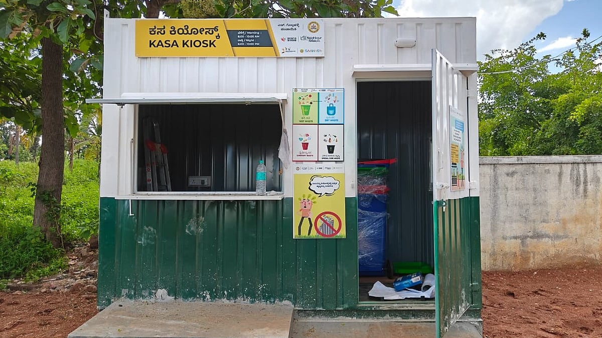 Bengaluru | Kasa kiosks: Kumbalgodu residents partner with NGO to make area garbage-free