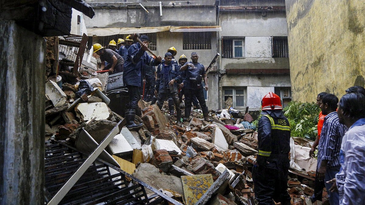 One killed, three injured as two-storey house collapses in Ahmedabad