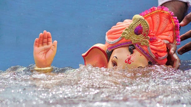 Ganesha idols immersed under tight security in Maddur after last year’s stone-pelting