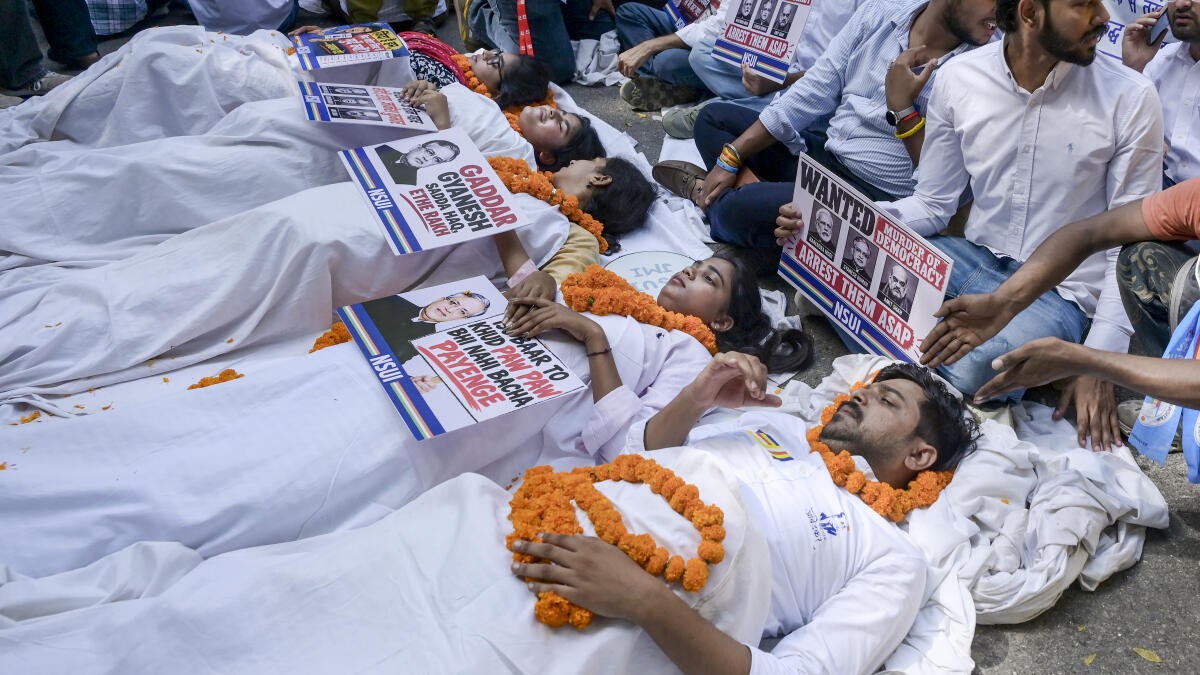 18 arrested, FIRs registered over alleged violence during NSUI protest against CEC Gyanesh Kumar; 18 held