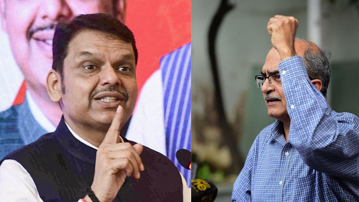 Fadnavis hits back at Prashant Bhushan’s ‘regime change’ call ...