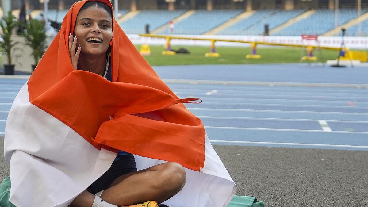 Asian Para Games | Simran sets Games record to win gold, Tejalben Damor bags bronze