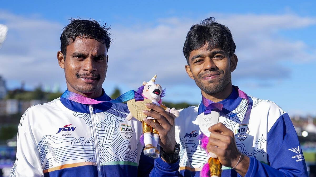 Asian Para Games| Dilip Gavit leads India's gold-silver finish in men's 100m T46/47 event