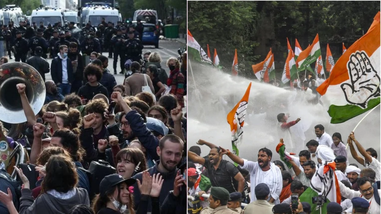 Congress using anti-SIR stir to create disorder, alleges BJP as it draws parallels between protests in India & France riots 