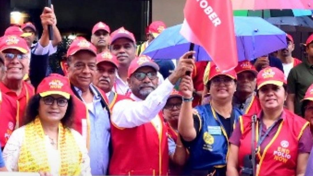 400 Rotarians march through Bengaluru to keep polio eradication in focus