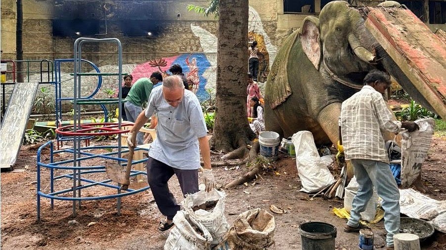 After two decades of neglect, Malleswaram’s Elephant Park gets a makeover