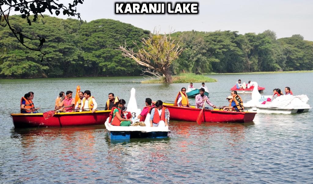 Boating in Karanji Lake