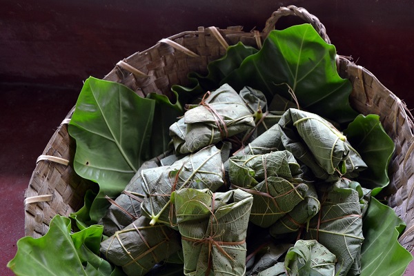 'Pudi' or bundle full of wild leaves