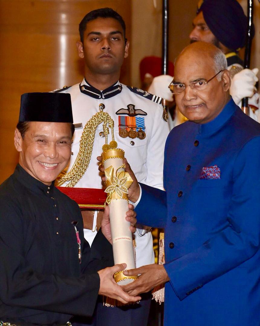 Ramli Ibrahim receives Padma Shri
