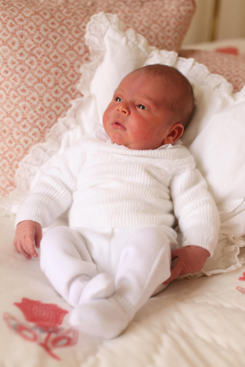UK royals release pictures of newborn Prince Louis
