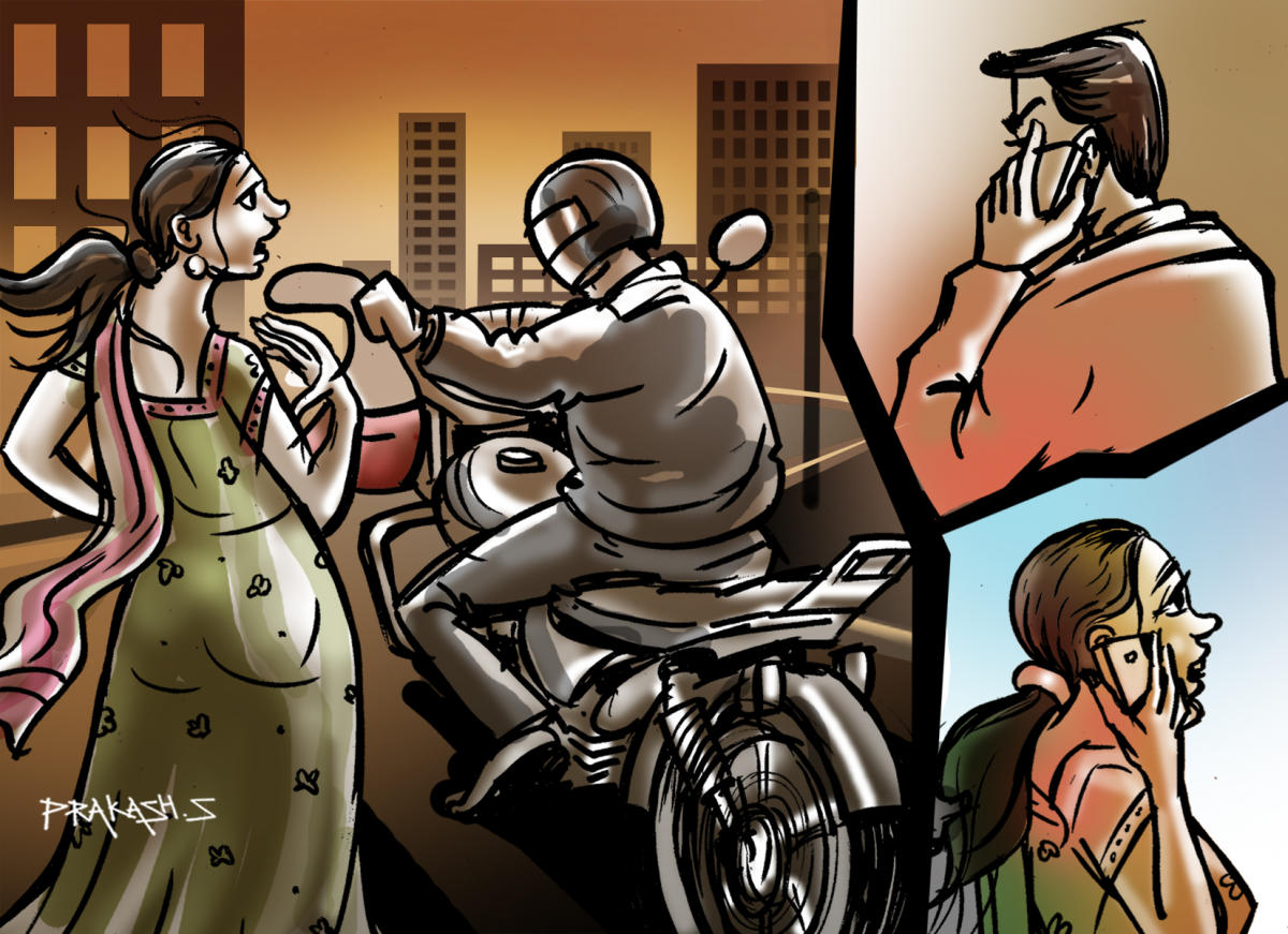 Woman suspects bag snatcher called, proposed to her