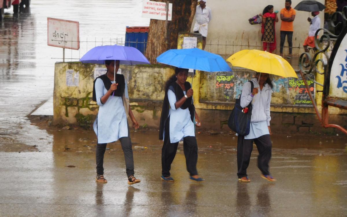 Rain throws normal life out of gear