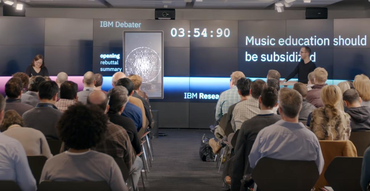 Now, a computer that argues with humans