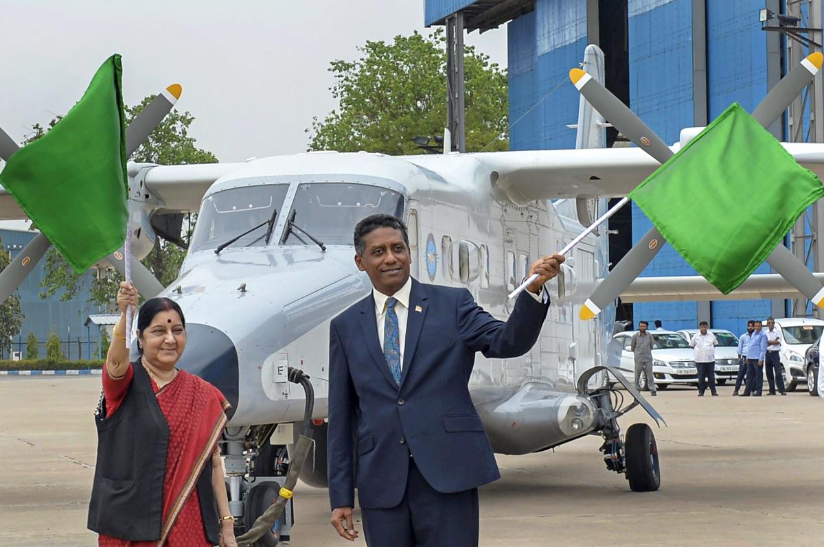 India gifts patrol aircraft to Seychelles