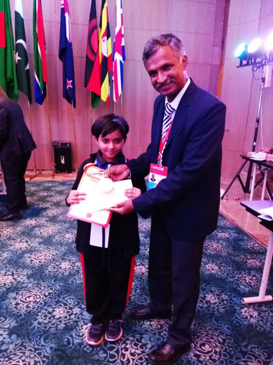 M’luru girl Shriyana is U-8 Commonwealth Chess Champion