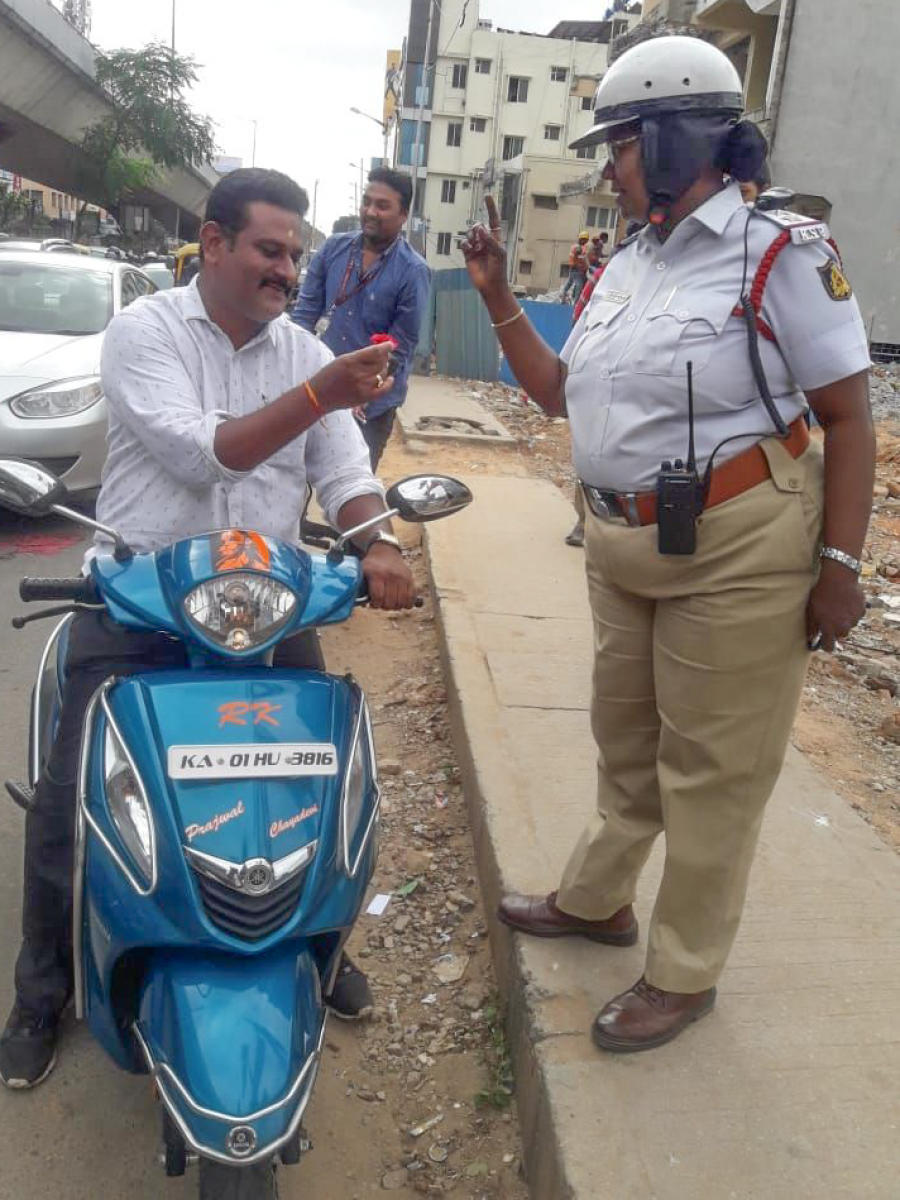 Traffic cops get creative to promote road safety
